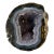 Vintage Amethyst Geode With Mid Century Lucite Stand For Sale