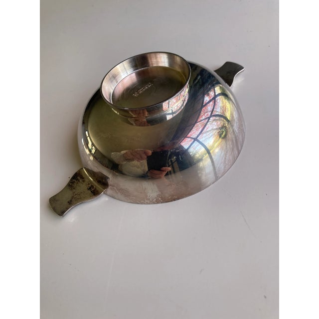 Silver 1990s The Quaich Co. Scotland Ltd Silver Plated Celtic Whisky Bowl For Sale - Image 8 of 10