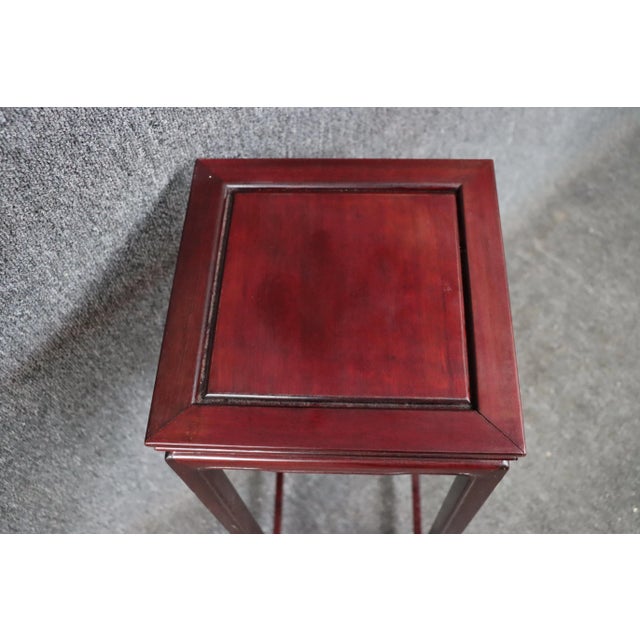 Chinese Rosewood Plant Stand For Sale - Image 4 of 6
