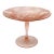 Fostoria Iridescent Pink Glass Brocade Palm Compote For Sale