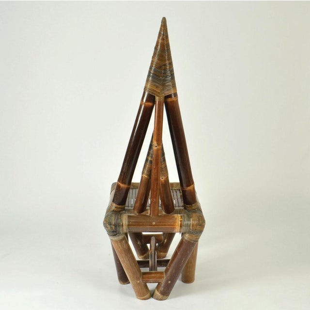Sculptural Bamboo Chair, 1950s For Sale - Image 14 of 16