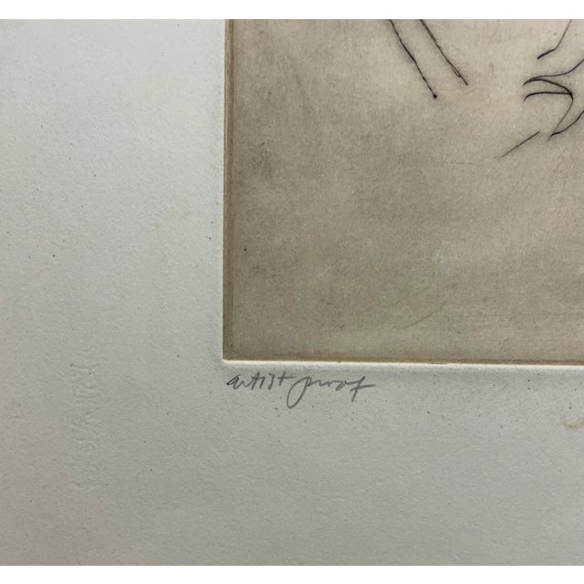 1988 Sigmund Abeles Gus and the Willy Philly Etching For Sale - Image 4 of 6