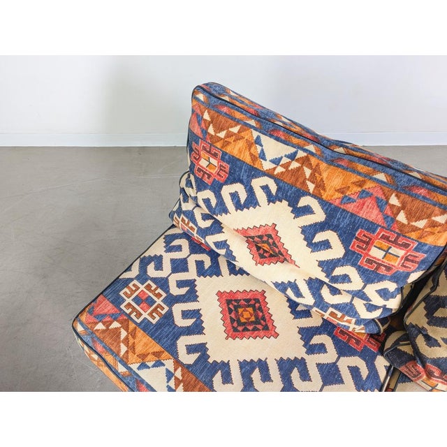 Sofa and Ottoman by Giorgio Soressi, 1990s, Set of 2 For Sale - Image 11 of 15