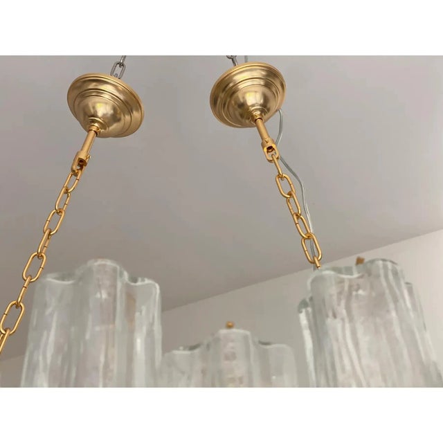 Murano Glass Chandelier in Venini Style by Simoeng for Simoeng For Sale - Image 10 of 12