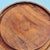 Brown Vintage Glass Cloche on Teak Base For Sale - Image 8 of 10