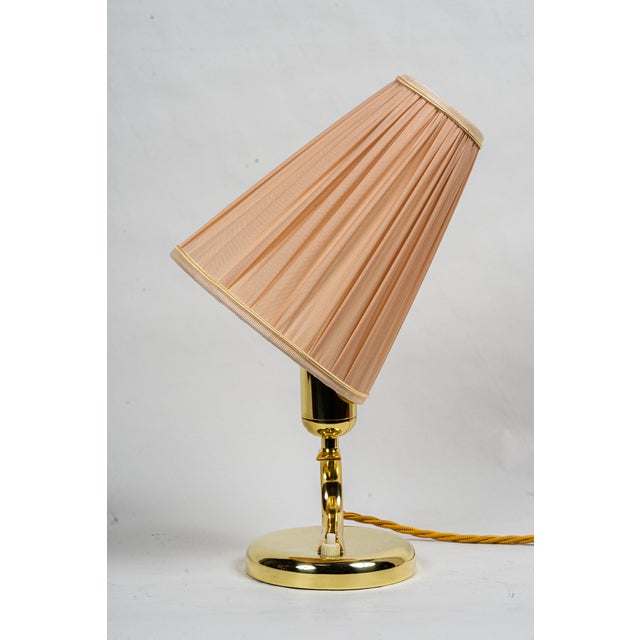 Table Lamp with Fabric Shade, Vienna, 1960s For Sale - Image 4 of 15