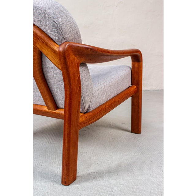Vintage Danish Teak Easy Chair from Komfort, 1980s For Sale - Image 15 of 18