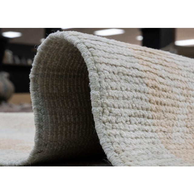 Blue Turkish Oushak Rug 8'1" x 9'10" For Sale - Image 8 of 8