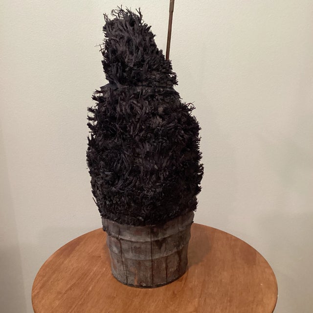 Early 20th Century Early 20th Century Chinese Carved Bamboo Root Face Wood Carved Statue For Sale - Image 5 of 13