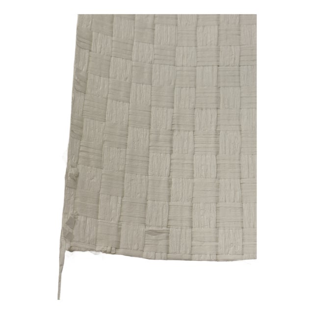 3 (12 Yd) Rolls of Phillip Jeffries "Basket Case" Grasscloth Wallpaper For Sale