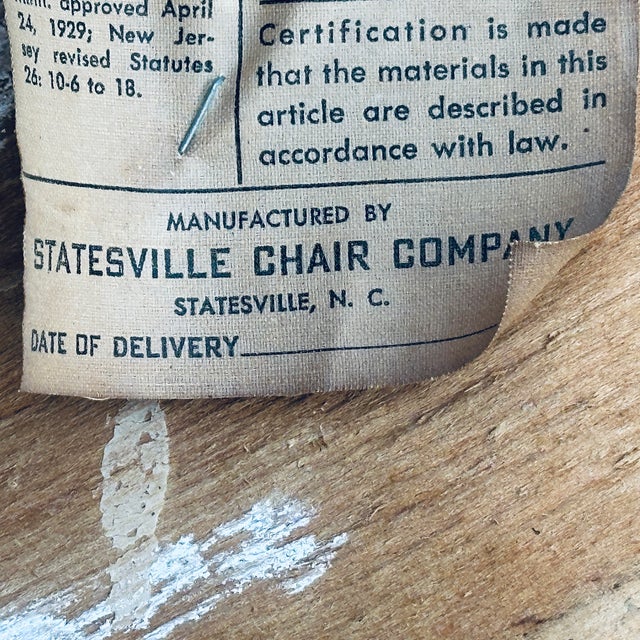 Mid-Century Statesville Chair Co. Dining Armchairs - a Pair For Sale - Image 12 of 12