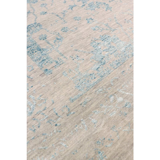 Modern Pasargad Home Transitional Silver Area Rug-9' 0" X 11'10" For Sale - Image 3 of 7