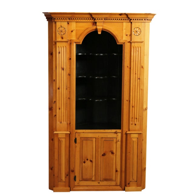 Stephen Von Hohen Books Country Collection Custom Pine Corner Cabinet For Sale - Image 13 of 13