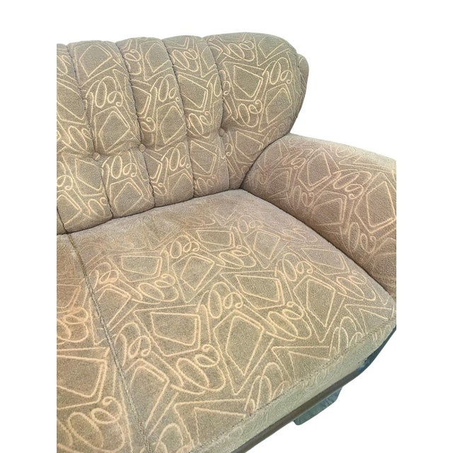 Beige Art Deco Chaise Longue, Germany, 1940s For Sale - Image 8 of 10