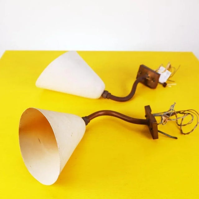 Vintage Metal Wall Lights by Sarfatti, Set of 2 For Sale - Image 5 of 5