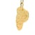 Modern 1950s Italian Handmade Modern Dancer 14k Gold Pendant For Sale - Image 3 of 10