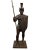 Life-Sized Bronze Roman Gladiator with Spear For Sale - Image 3 of 10
