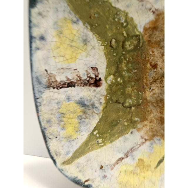 Large Earthenware Artistic Wall Panel, 1959 For Sale - Image 13 of 15