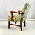 1990s Vintage Neoclassical Acanthus Leaf Upholstered Open Arm Side Accent Chair For Sale - Image 10 of 11