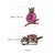 10 Ct Ruby & Diamond Wise Owl Oxidized Silver Unisex Brooch Pendant - Christmas Jewelry For Sale - Image 11 of 14