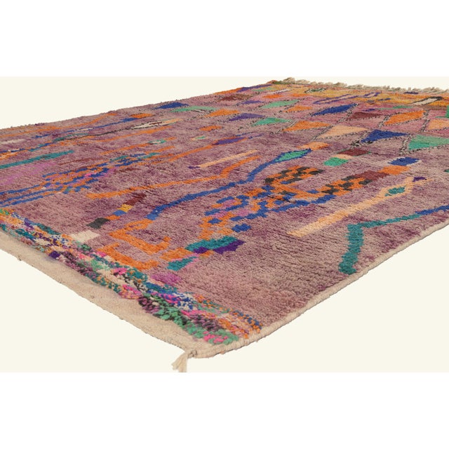 22094 Contemporary Boujad Moroccan Rug, 08'04 x 11'02. The Sacred Covenant: A Modern Boujad Moroccan Masterpiece of Tribal...