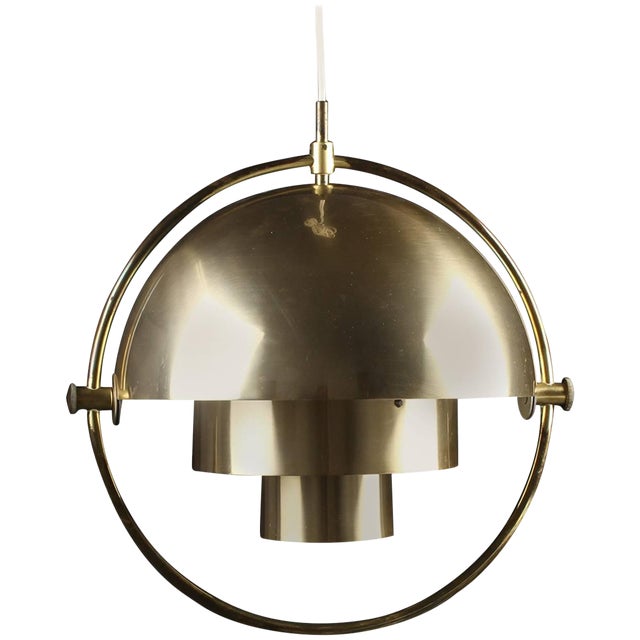Original Multi-Light Pendant by Louis Weisdorf for Lyfa/ For Sale
