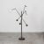 Milan 3 Arms Polished Nickel Floor Lamp by Schwung For Sale - Image 9 of 11