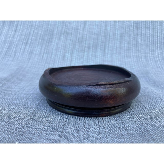 Vintage Wooden Vase Jar Jug Stand For Sale - Image 10 of 12