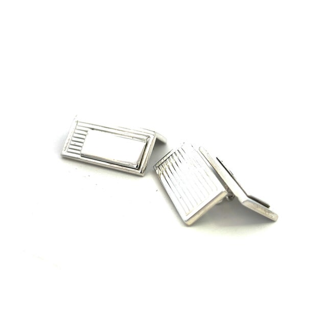Authentic Gucci Estate Mens Cufflinks Sterling Silver G32 These elegant Authentic Gucci cufflinks are made of sterling...