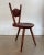 Antique Wooden Farmhouse Tripod Chair, 1900s For Sale - Image 4 of 11