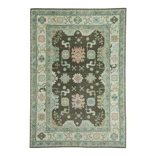 Turkish Oushak Rug 9'8" x 14' #19425 For Sale