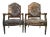 18th Century Louis XVI Giltwood Fauteuils - A Pair For Sale