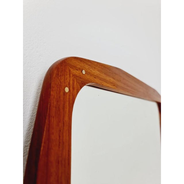 Large Vintage Danish Wall-Mounted Mirror, 1960s For Sale - Image 10 of 15