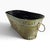 Late 20th Century Vintage Embossed Metal Jardinière Planter With Ring Handles | Distressed French Country Cachepot For Sale - Image 5 of 7
