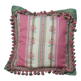 Mid 20 C. French Chair Pillow For Sale