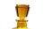 Mid-Century Amber Glass Liqueur Set from Moser Karlsbad, Set of 7 For Sale - Image 12 of 13
