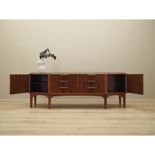 Danish Walnut Sideboard, 1960s For Sale - Image 3 of 18