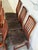 Brown Rosewood High Back Dining Chairs Set of 6 in Style of Schou Andersen Denmark Mid-Century Modern 1960s For Sale - Image 8 of 10
