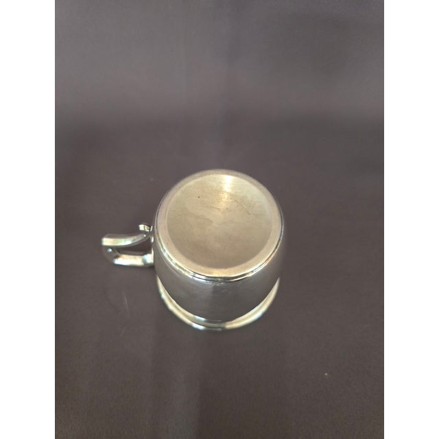 1940s Sterling Silver Cup With Gold Wash Lining For Sale - Image 4 of 5