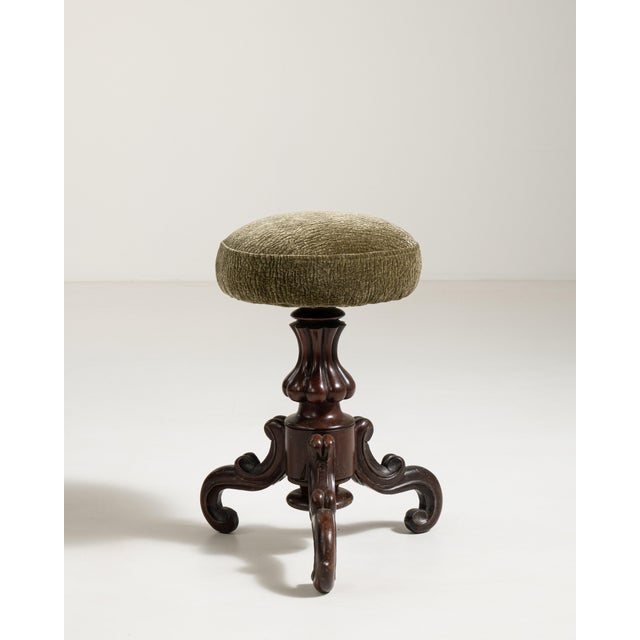 French Swivel Piano Stool, Antique, France, Late 19th Century For Sale - Image 15 of 18