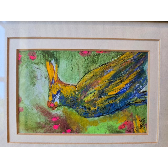 1990s Three Small Paintings Oil and Gouache by Jan Butterfield For Sale - Image 12 of 18