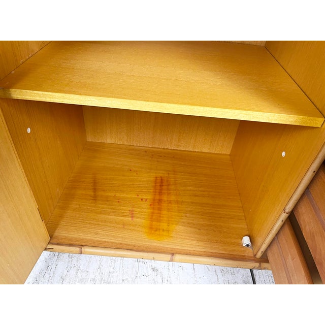 Vintage 70's Dal Vera Italian Rattan Sideboard For Sale - Image 11 of 12
