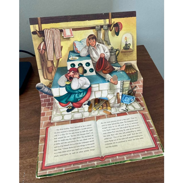 1960s Antique Children’s Pop-Up Book “Table Lay Yourself” For Sale - Image 5 of 10