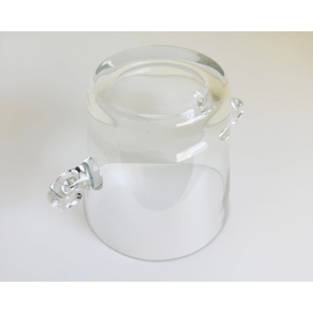 Tiffany & Co. Crystal Ice Bucket With Scrolled Handles For Sale In Sacramento - Image 6 of 11