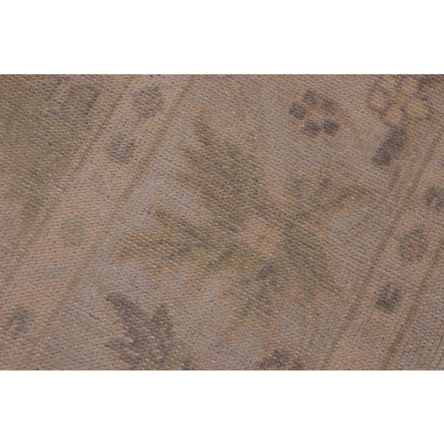 1990s Boho Chic Gray/Lt. Blue Wool Rug -8'11 X 12'2 For Sale In New York - Image 6 of 10