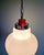 Space Age Pendant Light in White Opaline, 1970 For Sale - Image 9 of 13