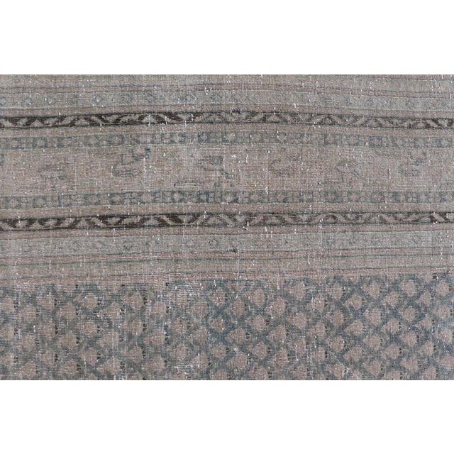 Minimalist Design Antique Persian Tabriz Rug With All-Over Small Scale Design For Sale - Image 10 of 14