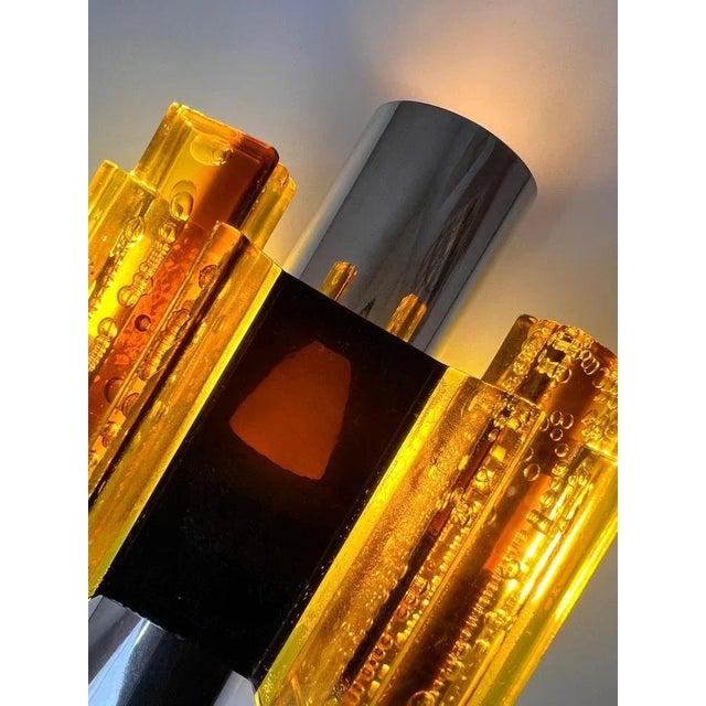 Black Wall Lamp in Yellow and Black by Claus Bolby for Cebo For Sale - Image 8 of 11