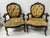 20th Century Napoleon III Louis XV Armchairs in Pearwood, Set of 2 For Sale - Image 9 of 15