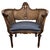 Louis XV Italian Carved Wood and Cane Back Armchair, 1960s For Sale - Image 9 of 9